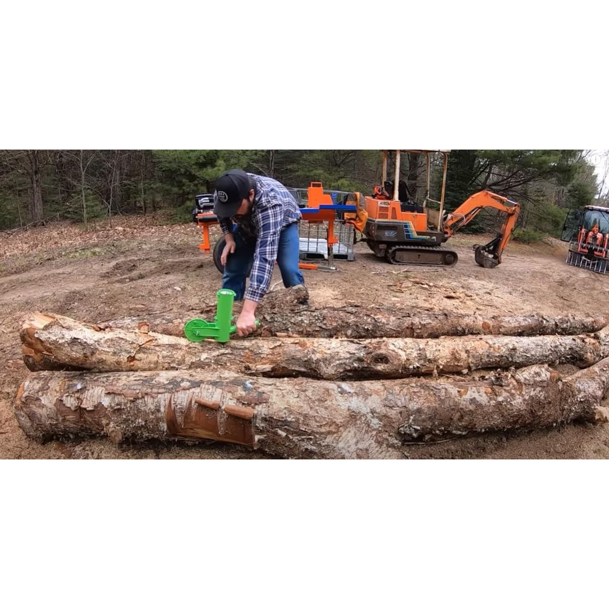 Buy now THE MINGO Ultimate Firewood Measuring Tool - Chainsaw Fire wood Marking Tool With Marking Wheels - Log Paint Marker -Measuring Accessory For Chainsaw - Logging Accessory (Mingo Marker With 16" Wheel) at indiglob india