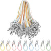 Frienda 200 Pcs Cell Phone Charm Straps USB Drive Lanyard Phone Ring Strap for Charm USB Drive Keychain DIY - Morandi Color