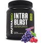 NutraBio Intra Blast Bcaa Powder Amino Acid Supplement, Electrolyte & Hydration Blend, Intra, Pre Workout & Muscle Recovery, 20g Eaa Amino Acids Powder, 5g Glutamine- Grape Berry Crush, 30 Serving