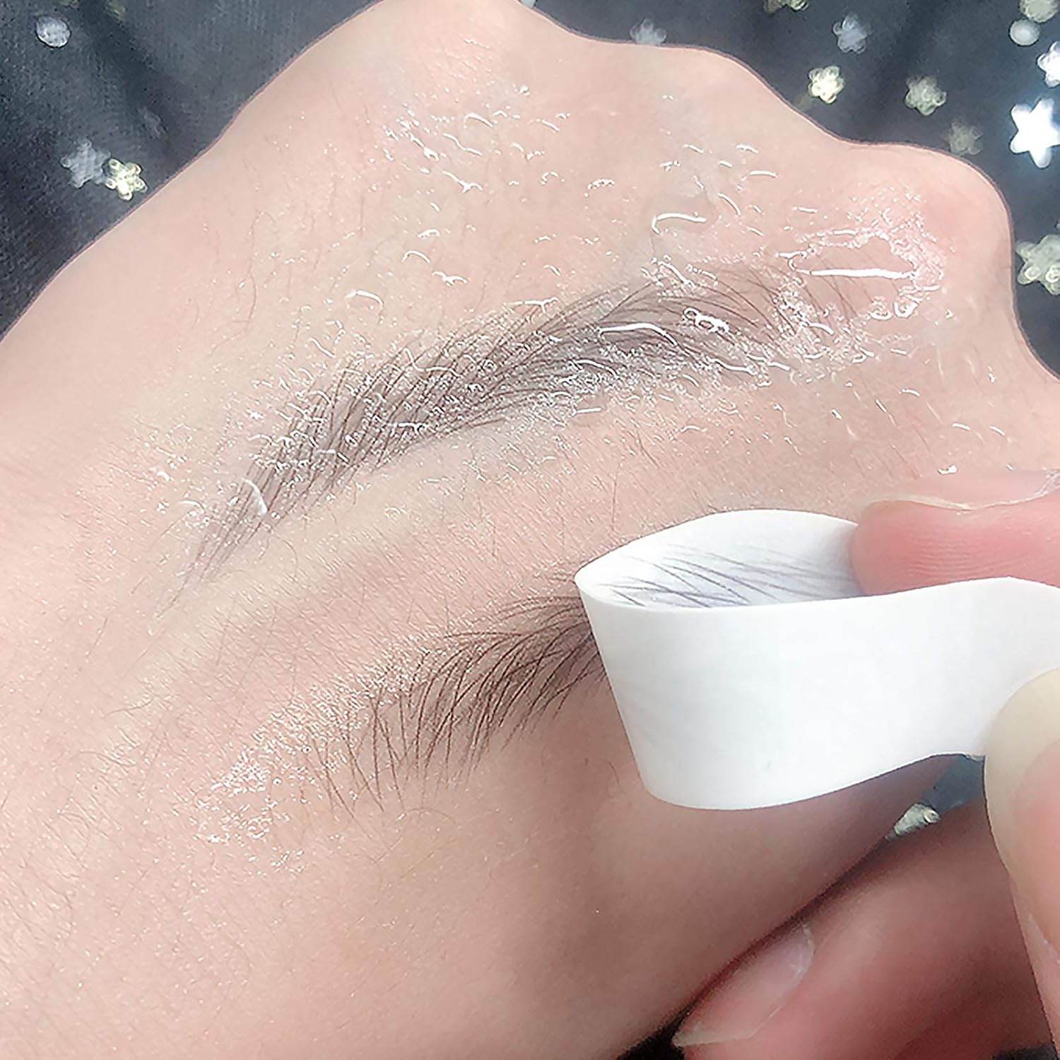 10 Sheets Black 6D Eyebrows Stickers Imitation Ecological Hair-Like Waterproof Natural Tattoos Eyebrows Stickers 100 Pairs - My Store