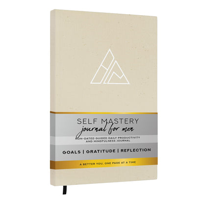 Buy now Self-Mastery Journal for Men - Gratitude Journals – 5 Minute Journal - Reflection Manifestation Journals for Mindfulness – Self Care Journal – Goal / Guided Gratitude Journal for Women & Men Self-Mastery Journal Cream at indiglob india