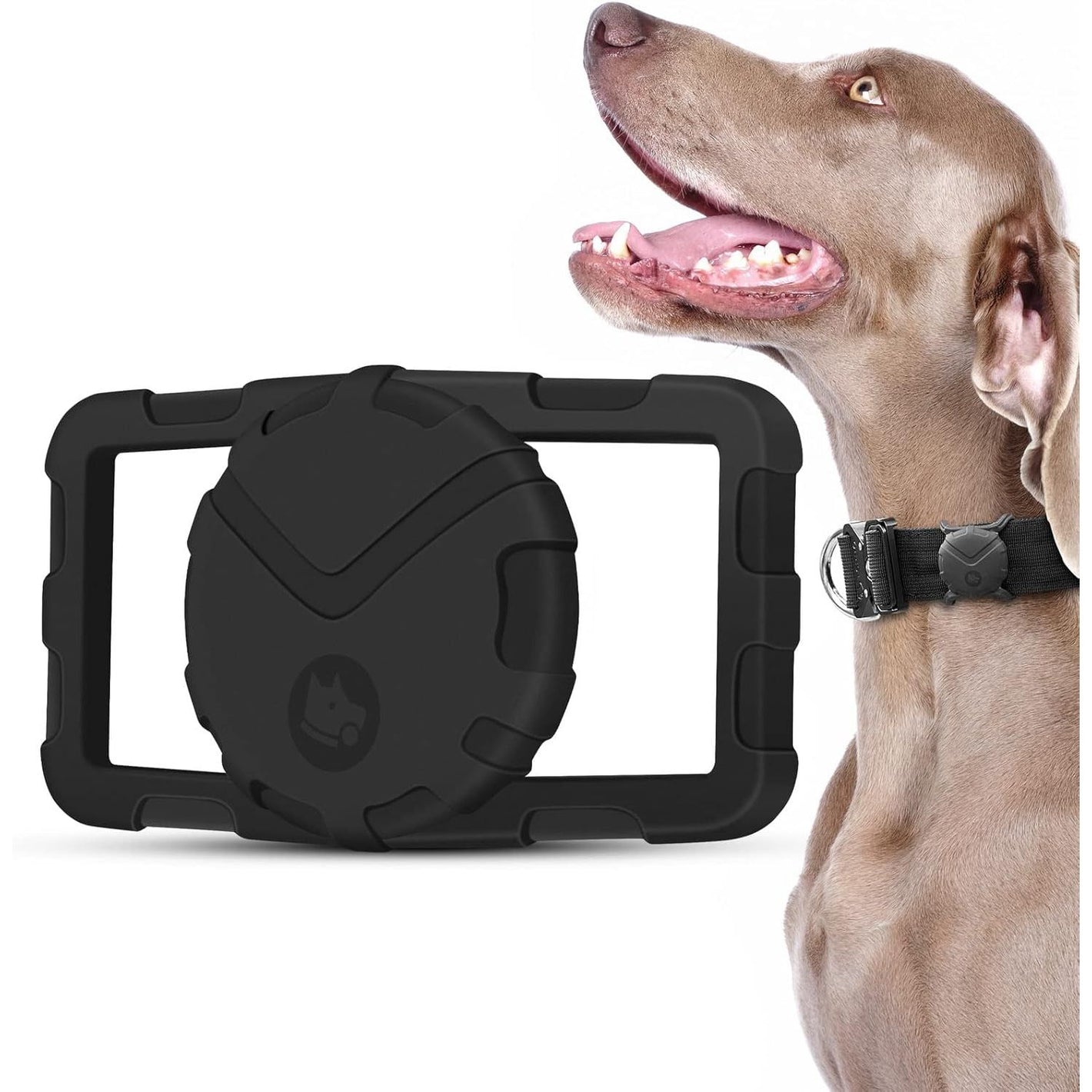 Ultra Thick Dog Collar Holder for | Military-Grade Air Tag Case Fits Collar from 0.8" to 2" | Apple Air Tag Holders for Large Dogs and Cats