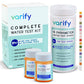 Varify 17in1 Complete Drinking Water Test Kit - 100 Strips + 2 Bacteria Tester Kits - Well, Tap, Home, City Water Testing Strip for Lead, Alkaline, Chlorine, Hardness, Iron, Fluoride, Copper & More