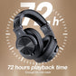 Buy now OneOdio A70 Bluetooth Over Ear Headphones, Wireless Headphones with 72H Playtime, Hi-Res, Built-in Mic, 3.5mm/6.35mm Wired Audio Jack for Studio Monitor & Mixing DJ Guitar AMP, Computer PC Gaming at indiglob india