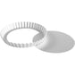 Fat Daddio's PFT-102 Round Fluted Tart Pan, 10 x 2 Inch