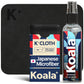 Buy now Koala Eyeglass Lens Cleaner Spray Kit | (2x) Glasses Cleaner Bottle + (2x) Microfiber Cloth | Alcohol Free Eyeglasses, Screen, and Camera Cleaning Kit | Made in USA (4 Piece Set) Black Green 2 Piece Set at indiglob india