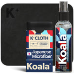 Buy now Koala Eyeglass Lens Cleaner Spray Kit | (2x) Glasses Cleaner Bottle + (2x) Microfiber Cloth | Alcohol Free Eyeglasses, Screen, and Camera Cleaning Kit | Made in USA (4 Piece Set) Black Green 2 Piece Set at indiglob india