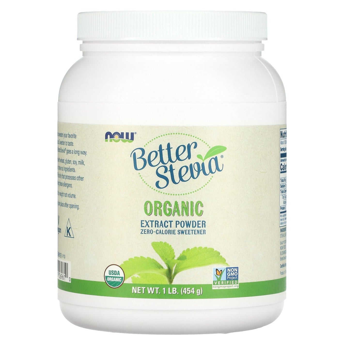 Buy now Now Foods Better Stevia Certified Organic Extract Powder 1 Lb (454 G) Powder at indiglob india
