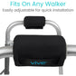 Vive Walker Handle Cushions - Padded Hand Covers - Soft Cushion Padding Medical for Folding Rolling Wheelchair, Rollator Handle, Senior, Elderly Grippers - Crutch Handle Pad Grips - Mobility Aid