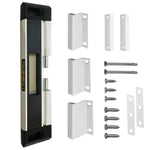 Buy now 2-Pack TOUGHBOLT Double Deadbolt Sliding Patio Door, Child Safety, Home Security Lock with 3-Receiver Latches Included - Installation Required 1 Black White at indiglob india