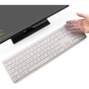 CaseBuy Keyboard Cover for HP Pavilion 27-inch All in One PC xa0050/xa0080/xa0014/0370Nd/0010Na/0076Hk, HP Pavilion 24-inch All in One xa0020/xa0032/xa0013w, HP All-in-One Accessories -Clear