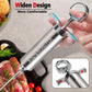 BSQ MONSTER Meat Injector Syringe Kit with 4 Professional Marinade Injector Needles for BBQ Grill Smoker, Turkey and Brisket; 2-oz Large Capacity, Including Paper User Manual, Recipe E-Book (PDF) - My Store