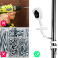 Buy now iTODOS Baby Monitor Mount Compatible with Nanit Pro Smart Baby Monitor & Flex Stand, Versatile Twist Mount Without Tools or Wall Damage,Travel Monitor Accessory -White at indiglob india