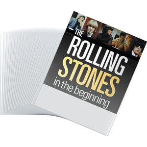 50PCS 12" Vinyl- LP Record Outer Sleeves, Durable & Wrinkle Free, High Clarity, Archival Quality Polypropylene, 3 mil Thick, 12.75" x 12.75"