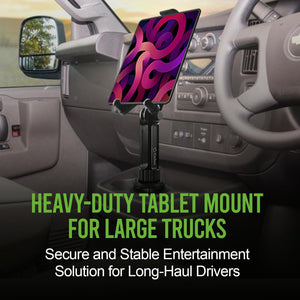 Cellet Cup Holder Tablet Mount, Car Cradle Holder Compatible for All iPad, Pro, Air, Mini Samsung Galaxy Tablet, Amazon Fire Microsoft Surface