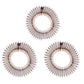 3Pieces Flexible Plastic Circular Stretch Hair Combs, Headband Hairband Holder for Women Girls