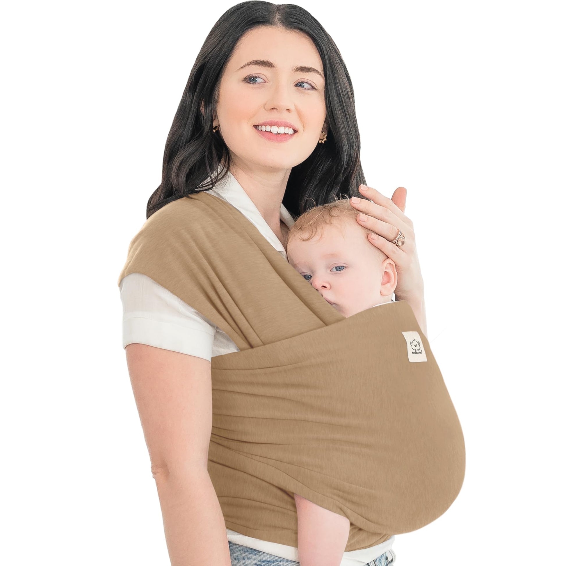 Buy now KeaBabies Baby Wrap Carrier - All in 1 Original Baby Carrier Newborn to Toddler Sling, Easy to Wear, Hands Free Bonding, Lightweight, Breathable Infant Wraps (Classic Gray) at indiglob india