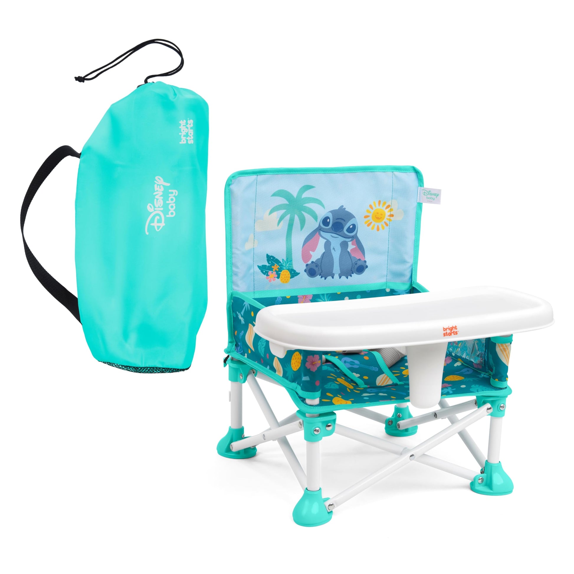 Buy now Summer by Bright Starts Pop 'N Sit Portable Booster Chair, Floor Seat, Indoor/Outdoor Use, Compact Fold, Green, 6 Mos - 3 Yrs at indiglob india