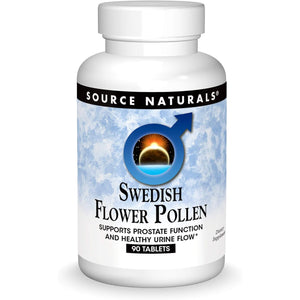 Source Naturals Swedish Flower Pollen Supports Prostate Function and Healthy Urine Flow* - 90 Tablets