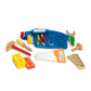 Buy now Melissa & Doug Deluxe Tool Belt Set - 5 Wooden Tools, 8 Building Pieces, Adjustable Belt at indiglob india