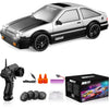 Remote Control Car RC Drift Car 2.4GHz 1:24 Scale 4WD High Speed RC Cars Vehicle with LED Lights Batteries and Drifting Tires Racing Sport Toy Cars for Adults Boys Girls Kids Gift - White