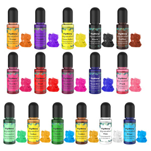 Buy now Epoxy Resin Pigment - 16 Colors Translucent Resin Colorant, Highly Concentrated Resin Dye for DIY Jewelry Making, AB Resin Coloring - 10ml at indiglob india
