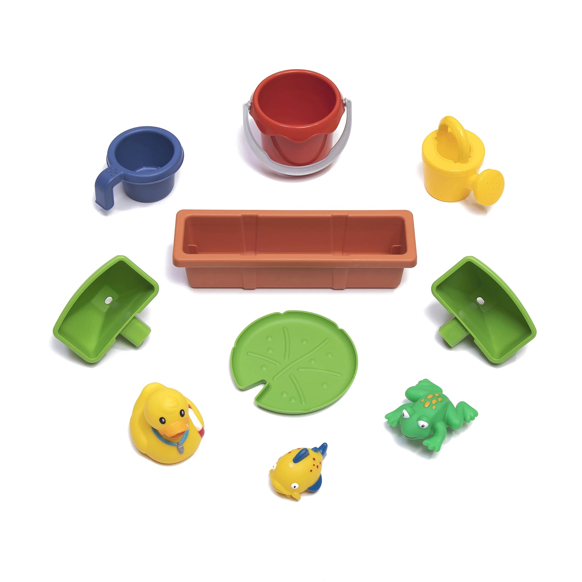 Buy now Step 2 Pump & Splash Discovery Pond Water Table, Kids Water Sensory Activity Pool, Summer Outdoor Toys, 10 Piece Toy Accessories, For Toddlers 2+ Years Old at indiglob india