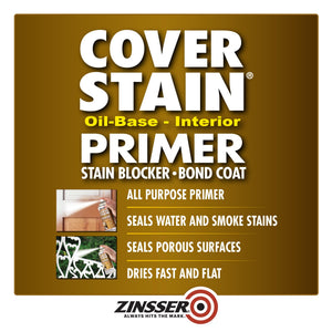 Buy now Zinsser 3608 Cover Stain Oil Base Primer Spray, 13 oz, White at indiglob india