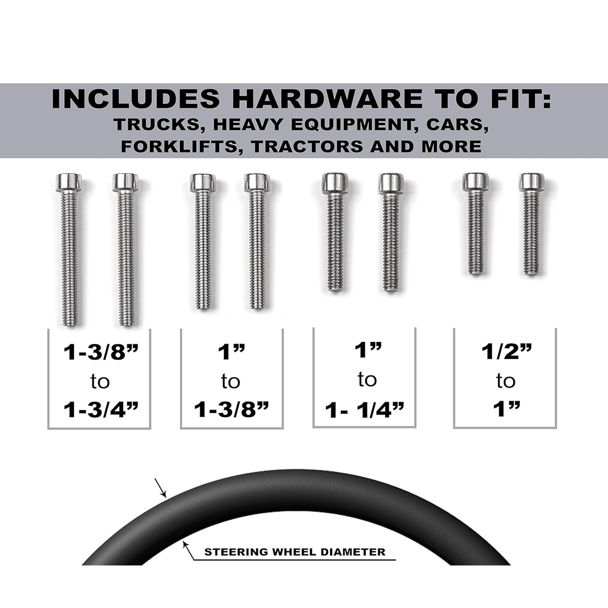 Buy now Deluxe Steering Wheel Power Handle Spinner Knob - Universal Steering Wheel Fit for Cars, Trucks, Tractors, Mowers, Forklifts, etc at indiglob india