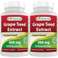 Best Naturals Grape Seed Extract 400 mg Veggie Capsule, 120 Count