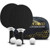 Senston Table Tennis Rackets Set, Professional Table Tennis Racket with 3 Balls, Composite Rubber Ping Pong Paddle Set - Black