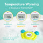 Aycorn Digital Baby Bath & Room Thermometer - Fahrenheit with LED Display & Temperature Warning - Infant Baby Bath Toys Floating Toy Thermometer