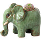 Cute Animal Elephant Shaped Ceramic Succulent Cactus Air Plant Flower Pots Planters-Plant Not Included (Pink&White)