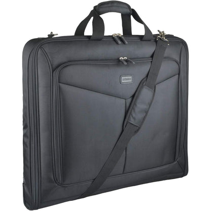 Foldable Carry On Garment Bag Fit 3 Suits, 44-inch Suit Bag for Travel and Business Trips with Shoulder Strap