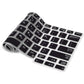 CaseBuy Keyboard Cover for Dell Latitude 5290 E7250 E7270 7280 7290 E5250 E5270 12.5" / Dell Latitude 7370 7380 7389 7390 13.3 inch Laptop Anti Dust Silicone Skin, Black