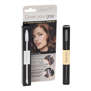 Daggett & Ramsdell Cover Your Gray 2-in-1 Mascara Wand & Sponge Tip Applicator, Black, 0.5 Ounce