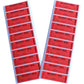 100pcs 100% Total Transfer Tamper Evident Security Warranty Void Stickers/Labels/Seals (Red, 1 x 3.35 Inches, Serial Numbers) - My Store