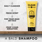 Bee Bald CLEAN Daily Head & Face Cleanser, Refreshes and Thoroughly Washes, Premium Bald Head Care for Men and Women, 4 fl Oz