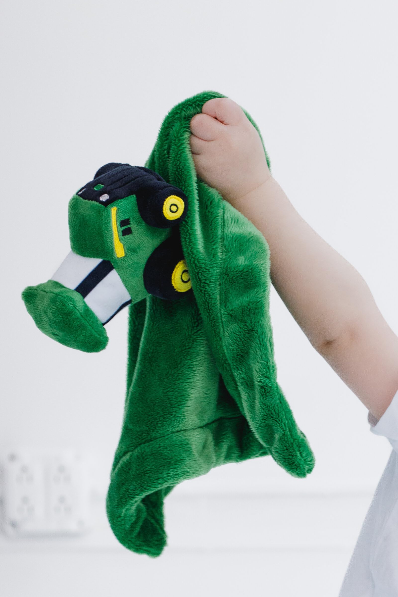 Buy now John Deere Tractor Newborn Baby Boys Security Blanket Green One Size at indiglob india
