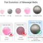 Plantar Fasciitis Relief Massage Ball – Lacrosse Ball, Foot Massage Roller & Myofascial Release Ball for Foot Pain, Trigger Point Therapy, Hard Ball for Deep Tissue & Fascia Massage