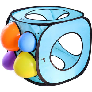 9 Sizes Balloon Szier Cube Box 4" - 12", Collapsible Balloon Measurement Tool No Assembly Required