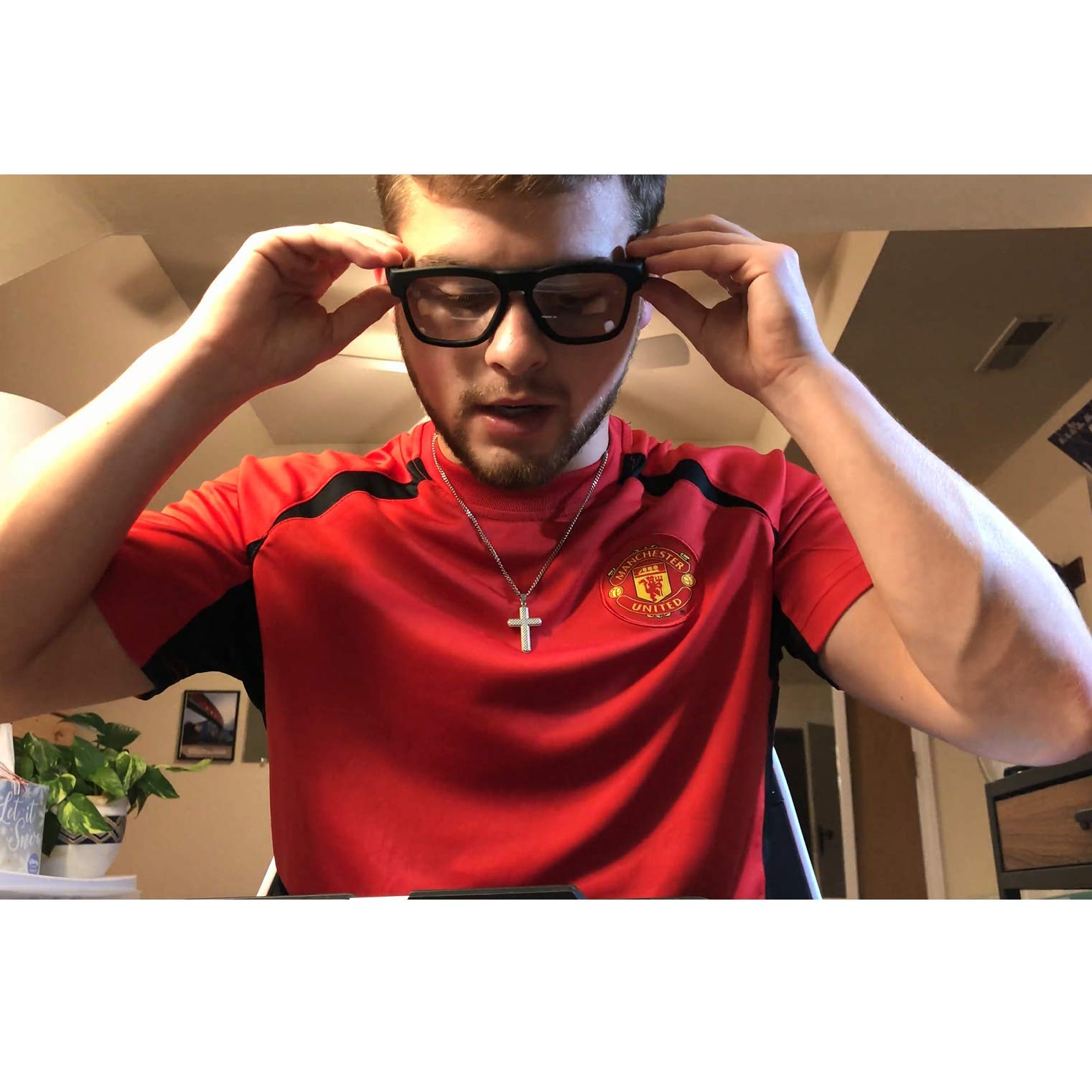 Buy now OhO Smart Glasses, Audio Glasses With Bluetooth Speaker,Reading Glasses With Voice Control and Open Ear,(Men/Women) at indiglob india