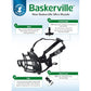BASKERVILLE Ultra Dog Muzzle- Black Size 4, Perfect for Medium Dogs, Prevents Chewing and Biting, Basket allows Panting and Drinking-Comfortable, Humane, Adjustable, Lightweight, Durable