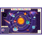 Learn Planet Names and Facts – Made in USA - Front and Back Activities-Solar System Educational Placemat for Kids - Waterproof, Washable, Durable, Reusable – by Tot Talk – 11.5” x 17.5”