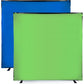 Fotodiox Pro Collapsible Background - 5x7’ Chromakey Green/Chromakey Blue 2-in-1 Background Panel