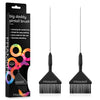 Framar Family Hair Color Brush Set - Hair Dye Brush Kit, Hair Coloring Brushes For Hair Stylist, Tint Brushes for Hair Color, Tapered Edges For Precision – 3 Pack Black - Pintail/Black