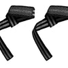 Gymreapers Lifting Wrist Straps for Weightlifting, Bodybuilding, Powerlifting, Strength Training, & Deadlifts - Padded Neoprene with 18 inch Cotton - Gray/USA