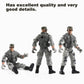 Buy now Mr.River US Army Men and SWAT Team Toy Soldiers Action Figures with Military Weapons Accessories for Kids Boys Girls,12Pcs at indiglob india