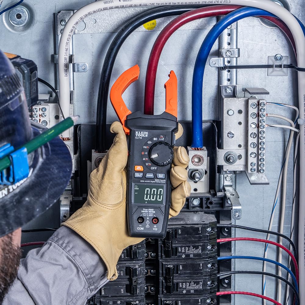 Buy now Klein Tools CL710 Digital Clamp Meter, Auto Ranging TRMS, AC/DC Volt/Current, LoZ, Continuity, Frequency, Capacitance, NCVT, More 1000V at indiglob india