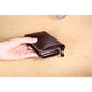 Men's Italian Genuine Cowhide Leather Extra Capacity RFID Bifold Wallet